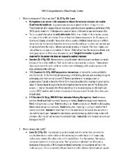Preview of MS1 Comprehensive Final Study Guide