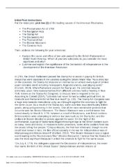 Preview of HIST 405N Week 2 Discussion 1: The American Revolution: The Boston Massacre and The Coercive Acts – Graded An A+