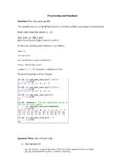 Preview of Programming and Paradigms