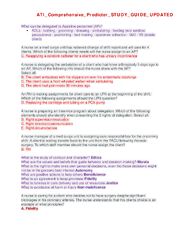 Preview of ATI Comprehensive Predictor STUDY GUIDE UPDATED | ATI Comprehensive Predictor _2020 {Graded A}