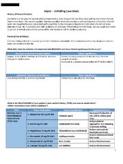 Preview of Evolving Case Study - Sepsis