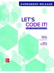 Preview of eBook PDF Let's Code It! 2024 2025 Code Edition Evergreen Release 4th Edition By Shelley Safian, Mary Johnson