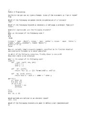 Preview page 1 of Python 3 Programming New Jersey Institute Of TechnologyCS 111answersheet (1)
