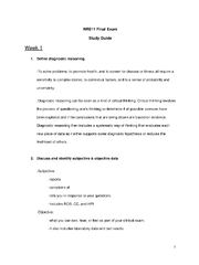Preview of NR511 Final Exam Study Guide Version 2 (2021 solutions) LATEST VERIFIED GUIDE FOR EXAM PREPARATION, Graded A