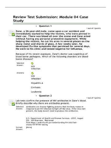 Preview page 1 of BSC 2347 MODULE 4 CASE STUDY
