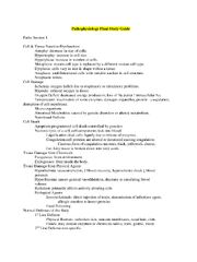 Preview of Advanced Pathophysiology Final Study Guide