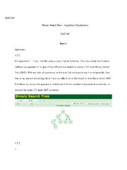 Preview page 1 of Wk  4  Binary  Search  Tree Algorithm  Visualizaiton.docx  DAT/305  Binary Search Tree €“