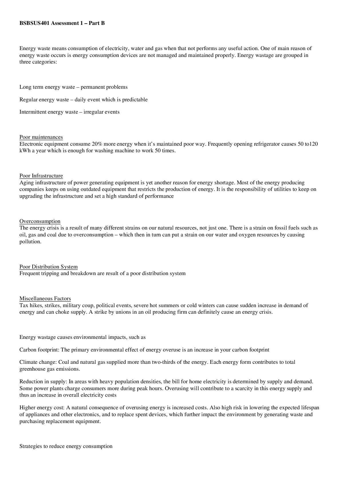 Preview image for [Solved] BSBSUS401 Assessment 1 part B | A+ work
