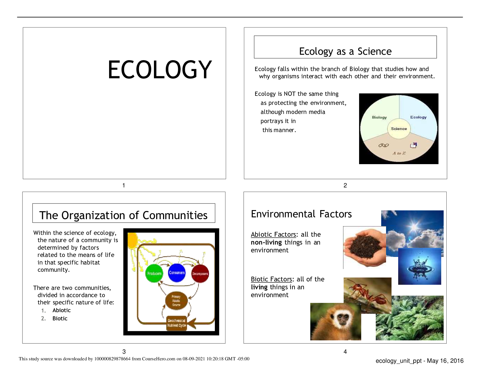 Preview image of ecology_unit_ppt document