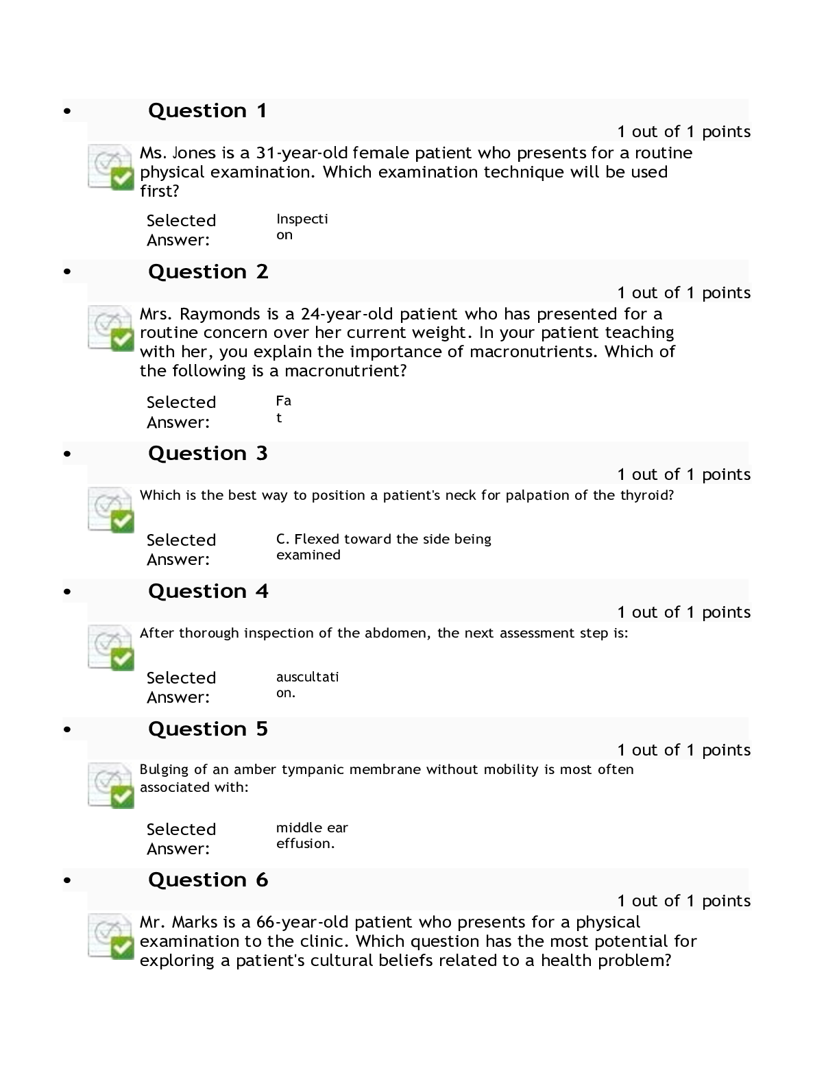 Preview image for NURS 6512N Midterm Exam with Amswers