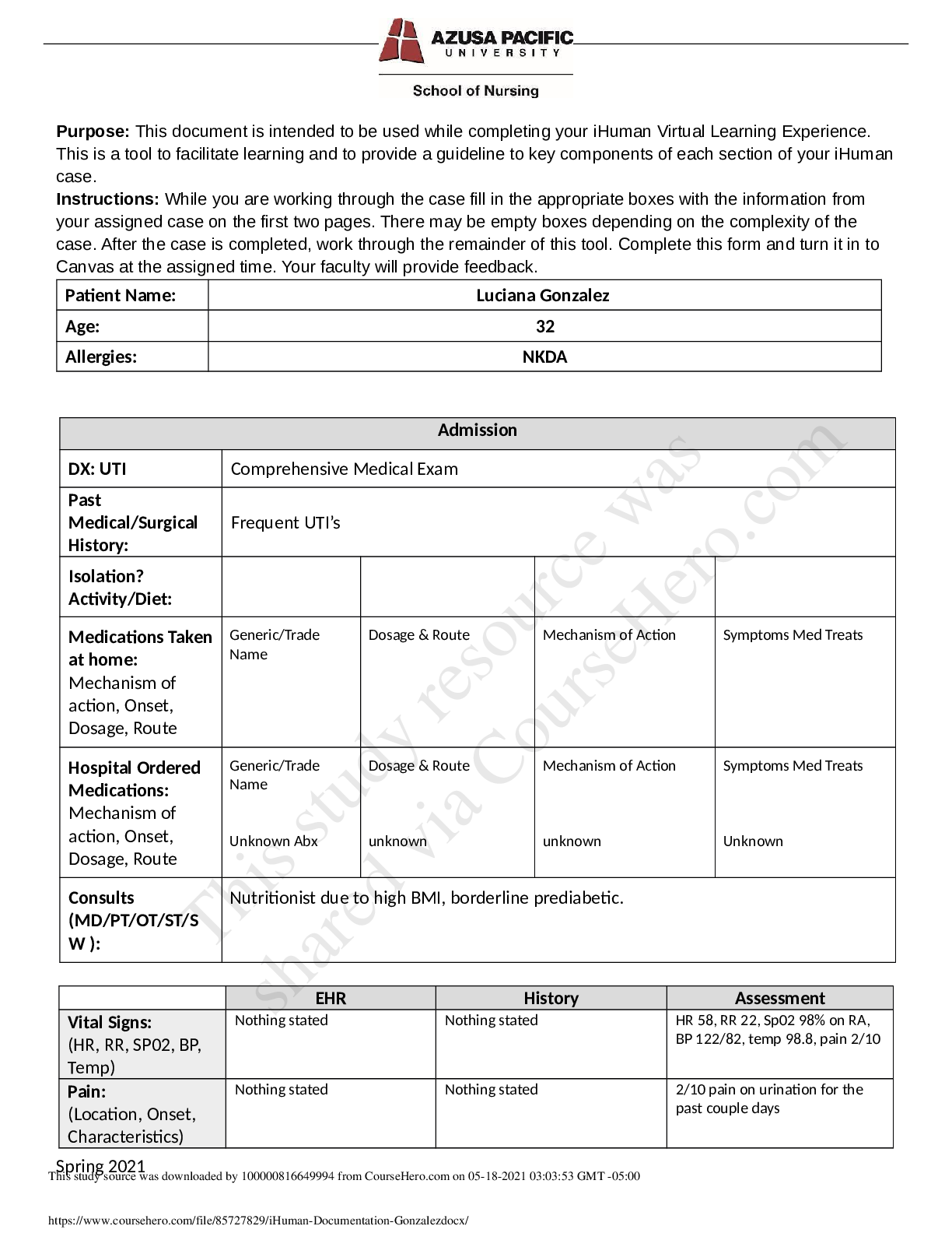 Preview of UNRS 106 iHUMAN-Documentation Gonzalez (CASE STUDY)