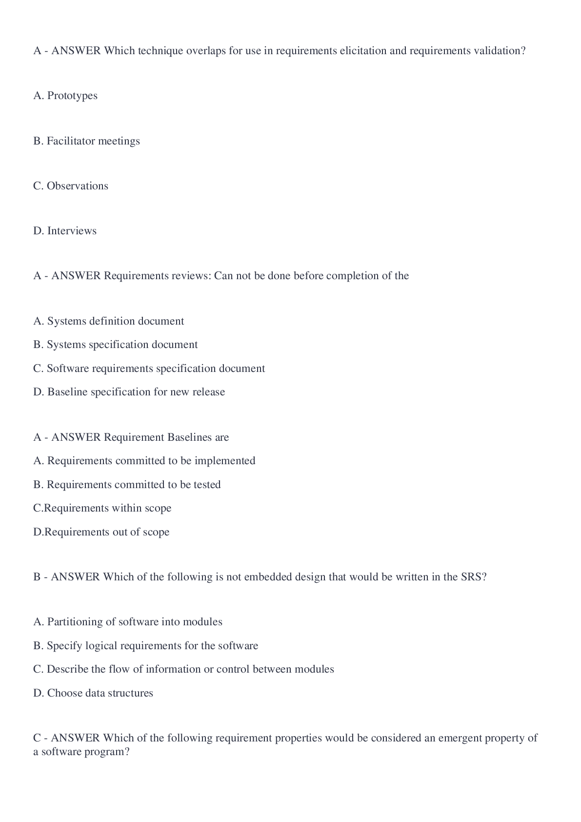 Preview image of SWR302 Full Exam latest 2022 document