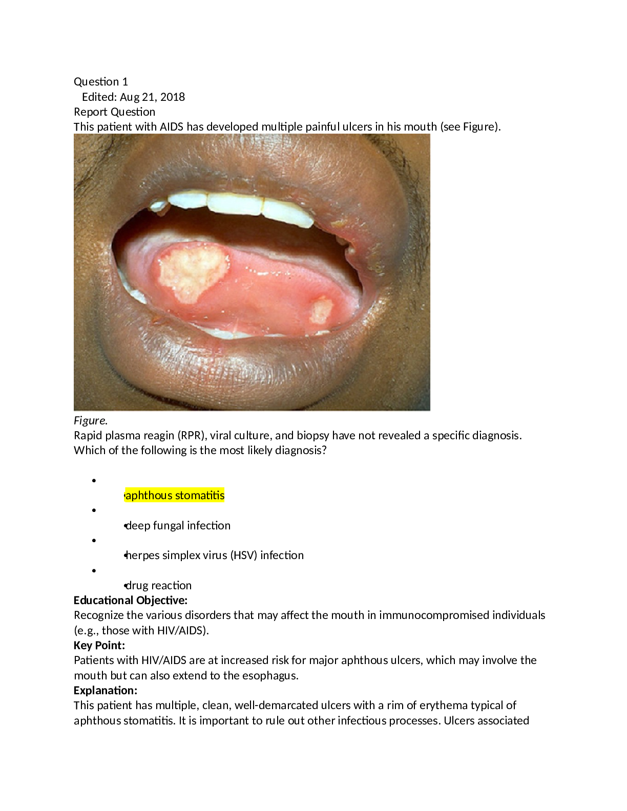 Preview image for NURS 624 Med Challenger  HEENT QUESTIONS AND ANSWERS REVISED VERSION 2018, BEST EXAM REVIEW