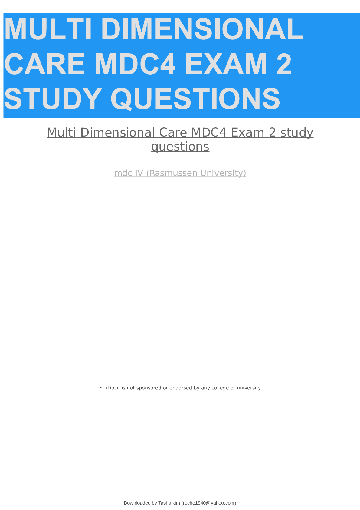 Preview image for NUR 1055 multi-dimensional-care-mdc4-exam-2-study-questions and answers updated 2022