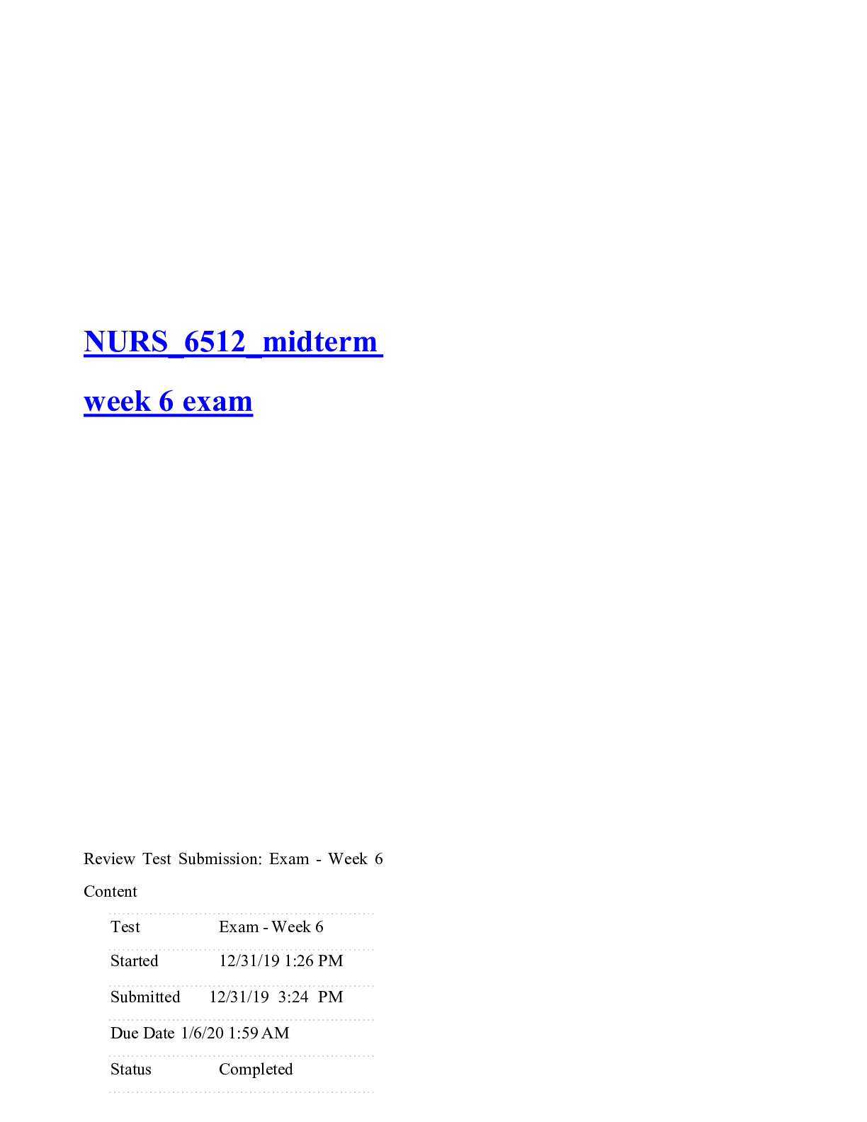 Preview image of NURS_6512_midterm week 6 exam document