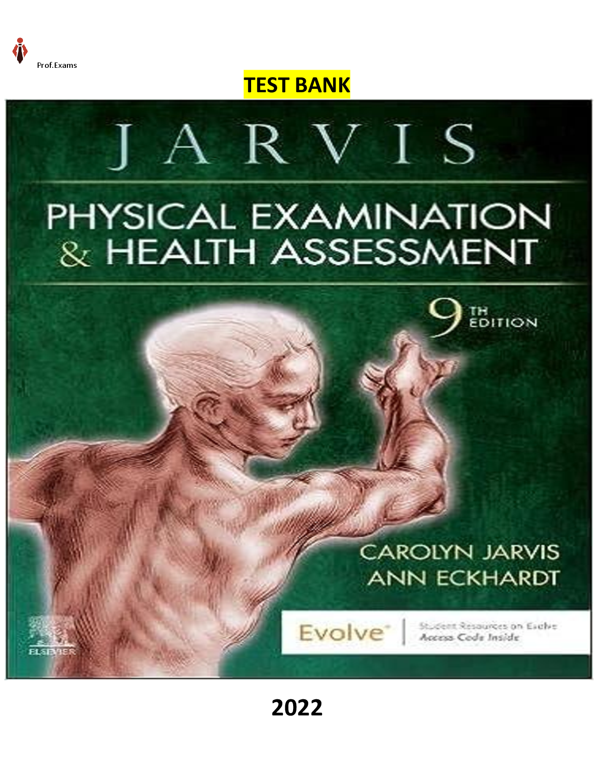 Recommended document preview for Test Bank for Physical Examination and Health Assessment 9th Edition by Carolyn Jarvis & Ann L. Eckhardt