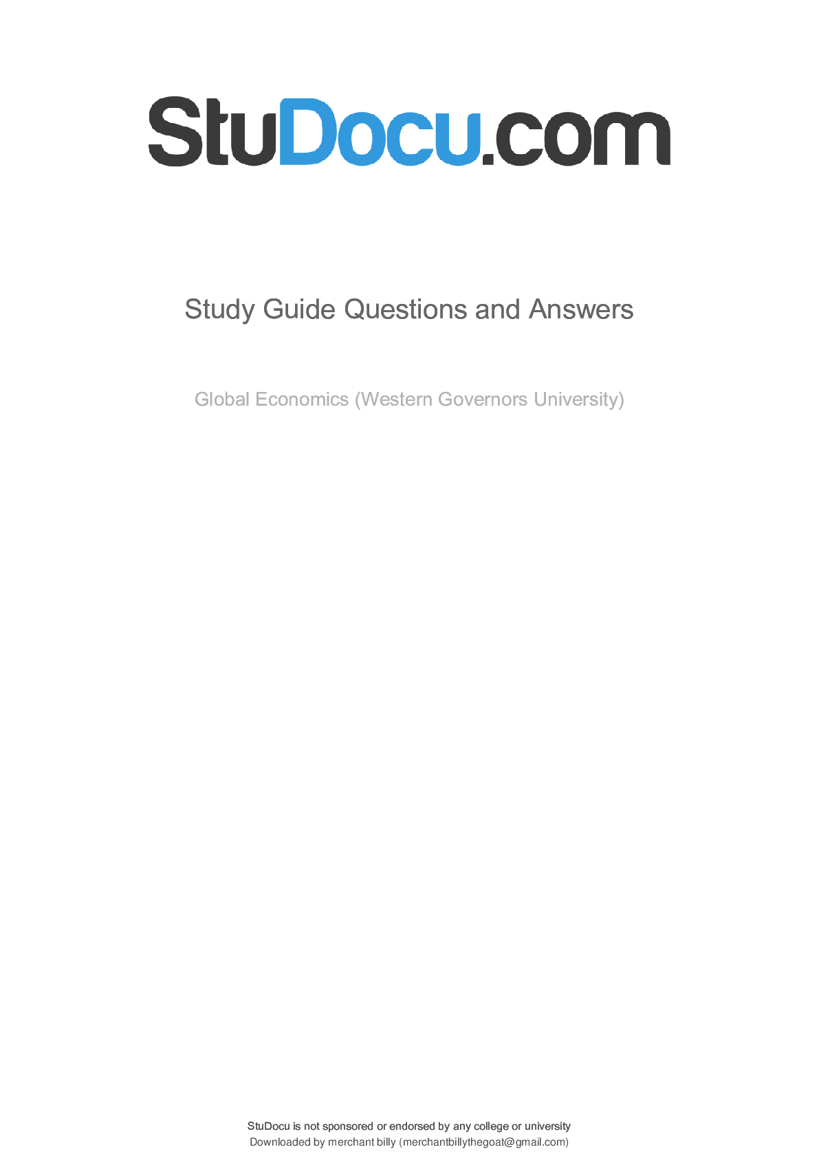 Preview of WGU C211 Study Guide Questions and Answers 100% Pass