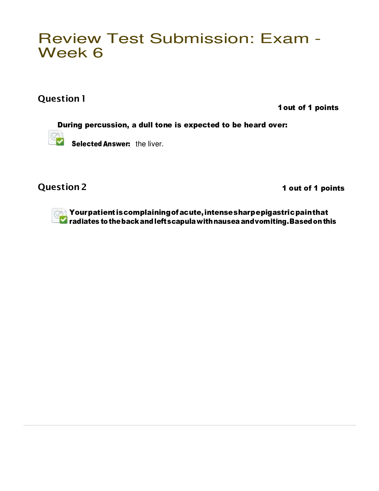 Preview image for TEST PREP Week 6 - NURS-6512N-34