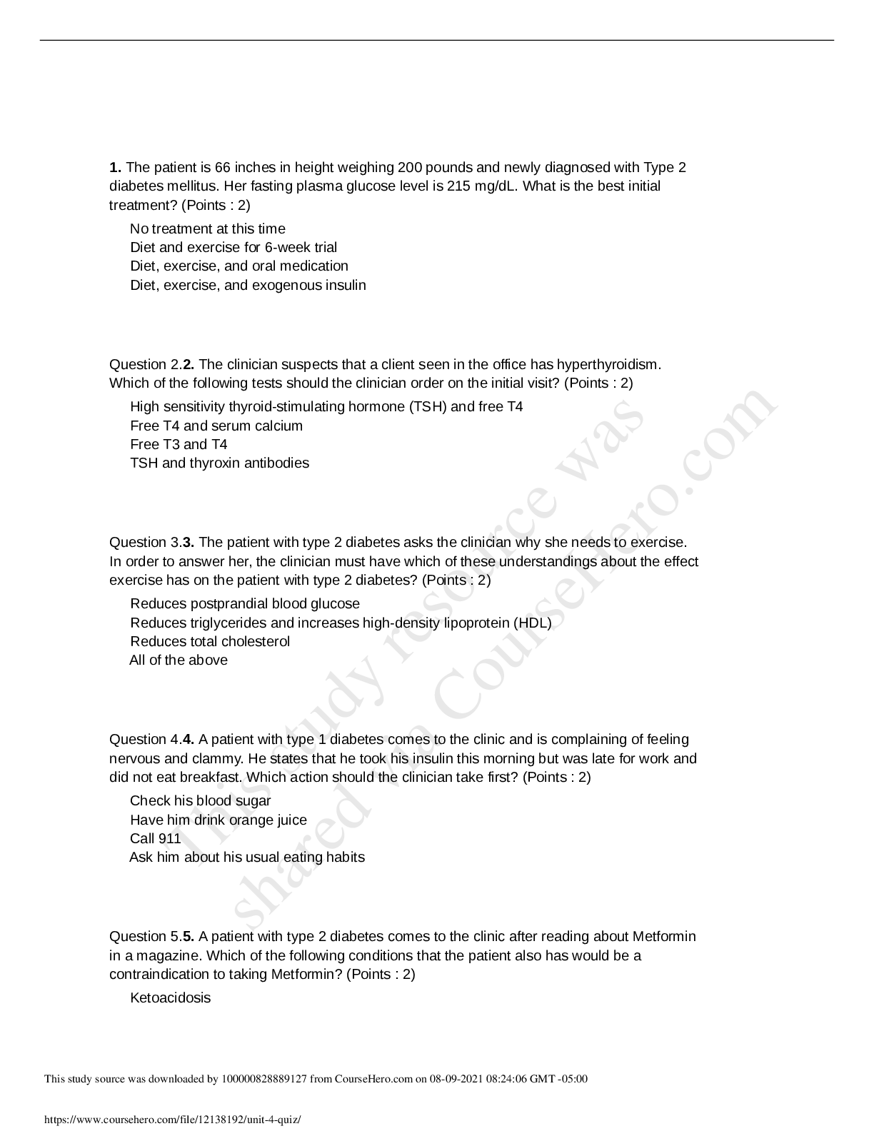 Preview image of unit_4_quiz.docx questions and answers . document