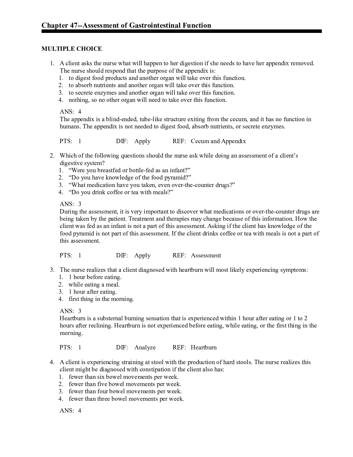 Preview image for Chapter 47--Assessment of Gastrointestinal Function