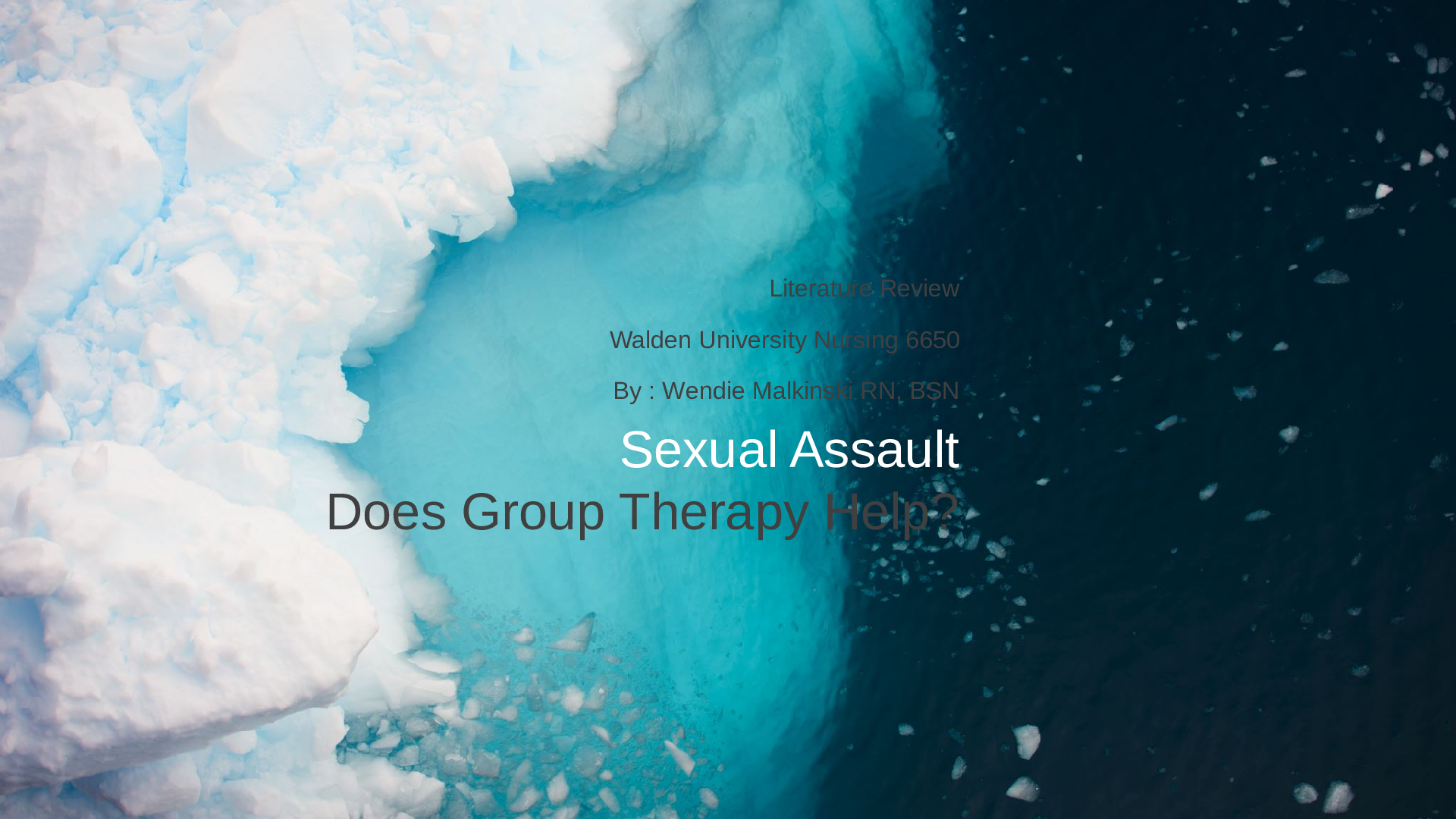 Preview image for wendie power point litrature Review Walden University Nursing 6650By : Wendie Malkinski RN, BSN