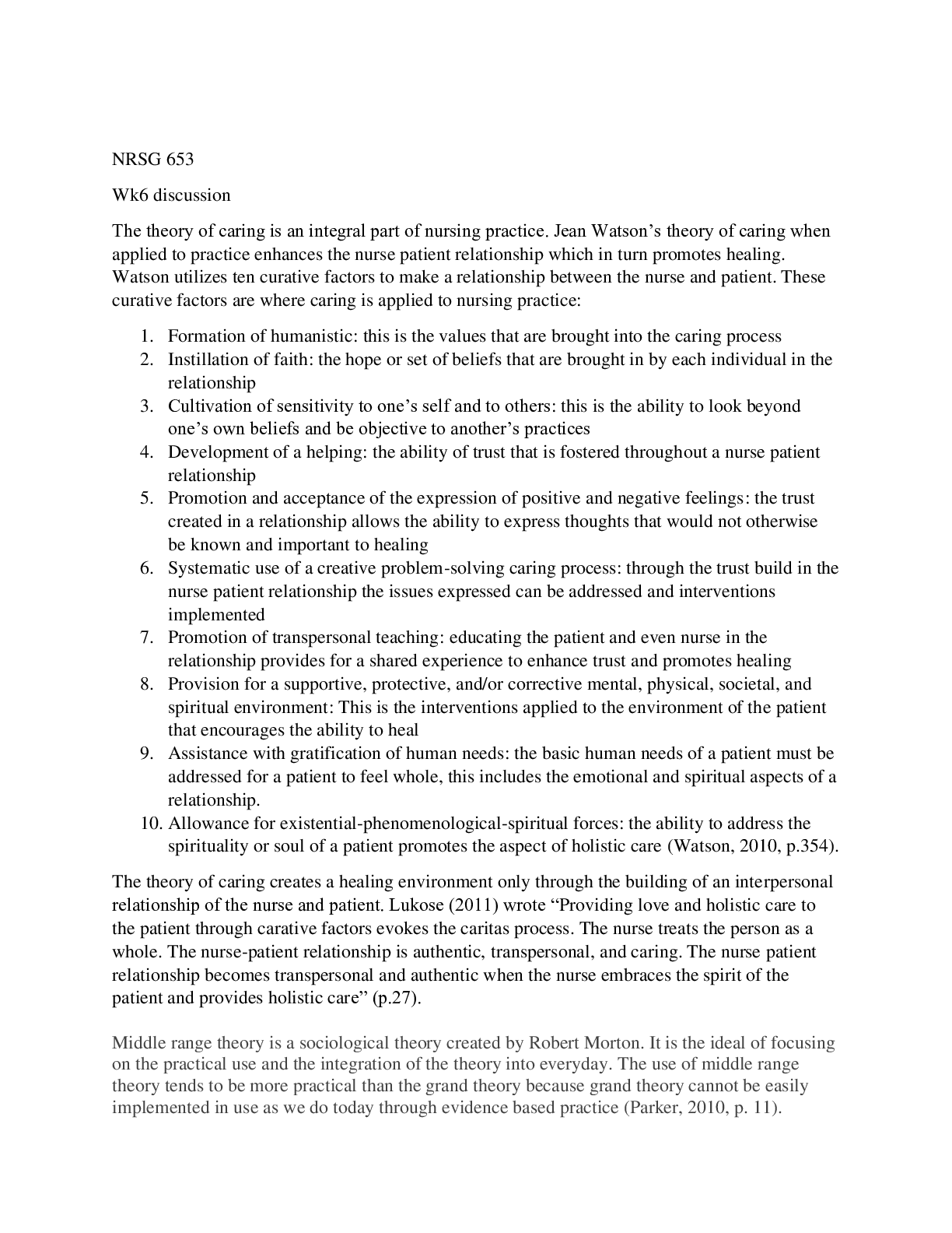 Preview image for Olivet Nazarene University - NRSG 653wk6 discussion.