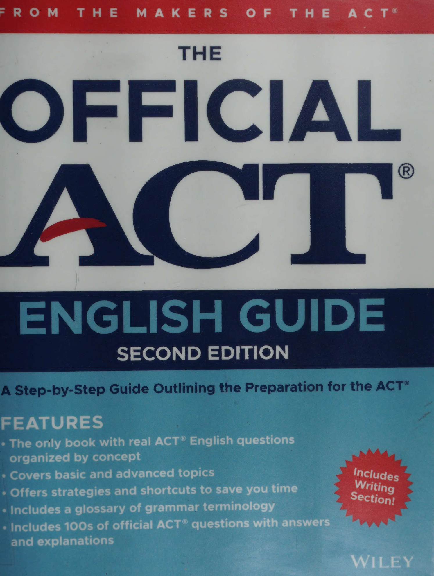 Recommended document preview for eBook (Scan) PDF The Official ACT English Guide 2nd Edition By ACT Wiley